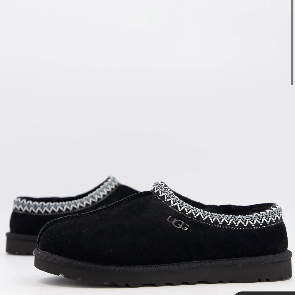 UGG tasman slippers black size 8 - BRAND NEW